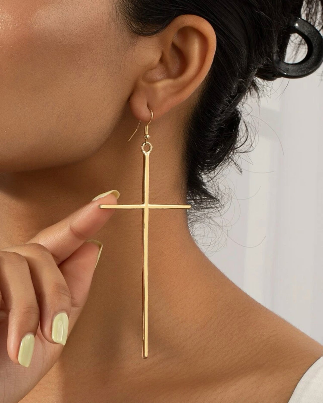 Divine Cross Earrings